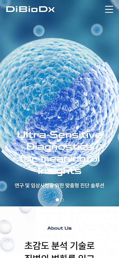 대구홈페이지제작 DiBioDX
